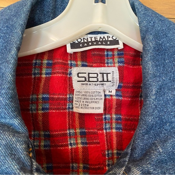 Denim Blue Women's Duster, Lined - Picture 5 of 6